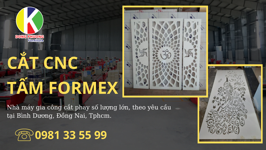 Cắt CNC tấm Formex giá rẻ tại Bình Dương, Tphcm, Đồng Nai
