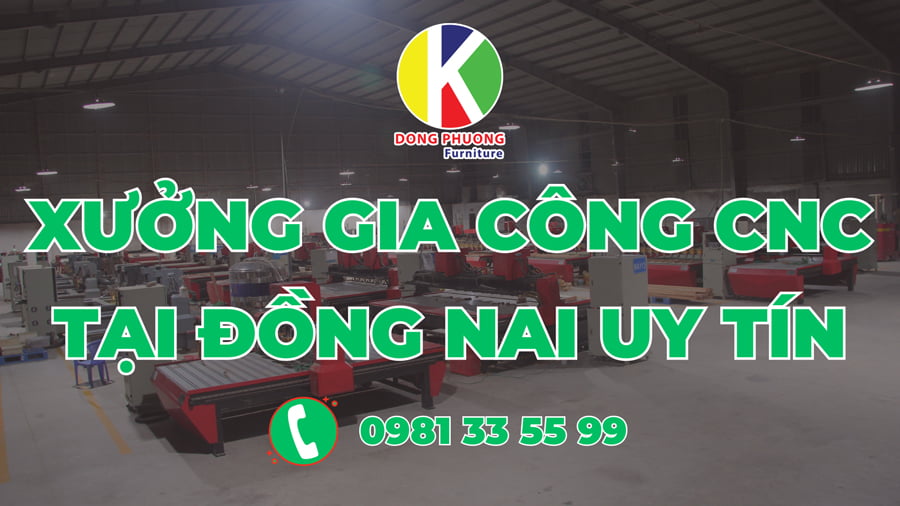 Xưởng gia công CNC tại Đồng Nai giá rẻ