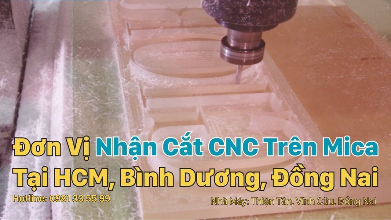 Đơn vị cắt CNC trên mica, cắt hoa văn CNC uy tín