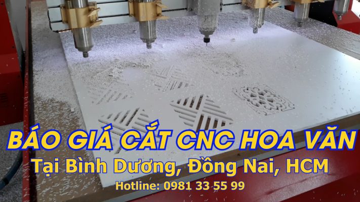 Báo giá cắt hoa văn CNC tại Bình Dương, HCM, Đồng Nai