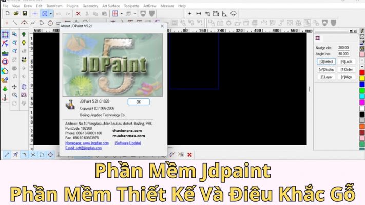 Phần mềm Jdpaint, phần mềm thiết kế và điêu khắc gỗ