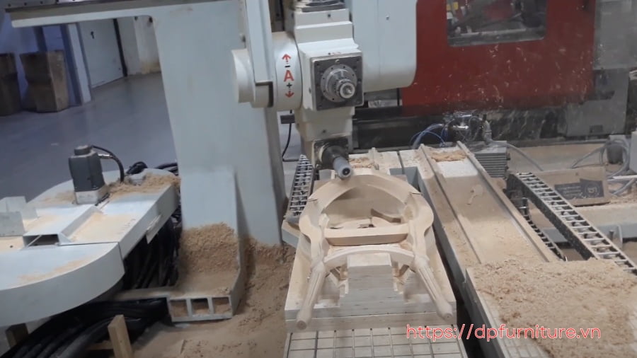 Công nghệ CNC 5 trục gia công chi tiết gỗ 2